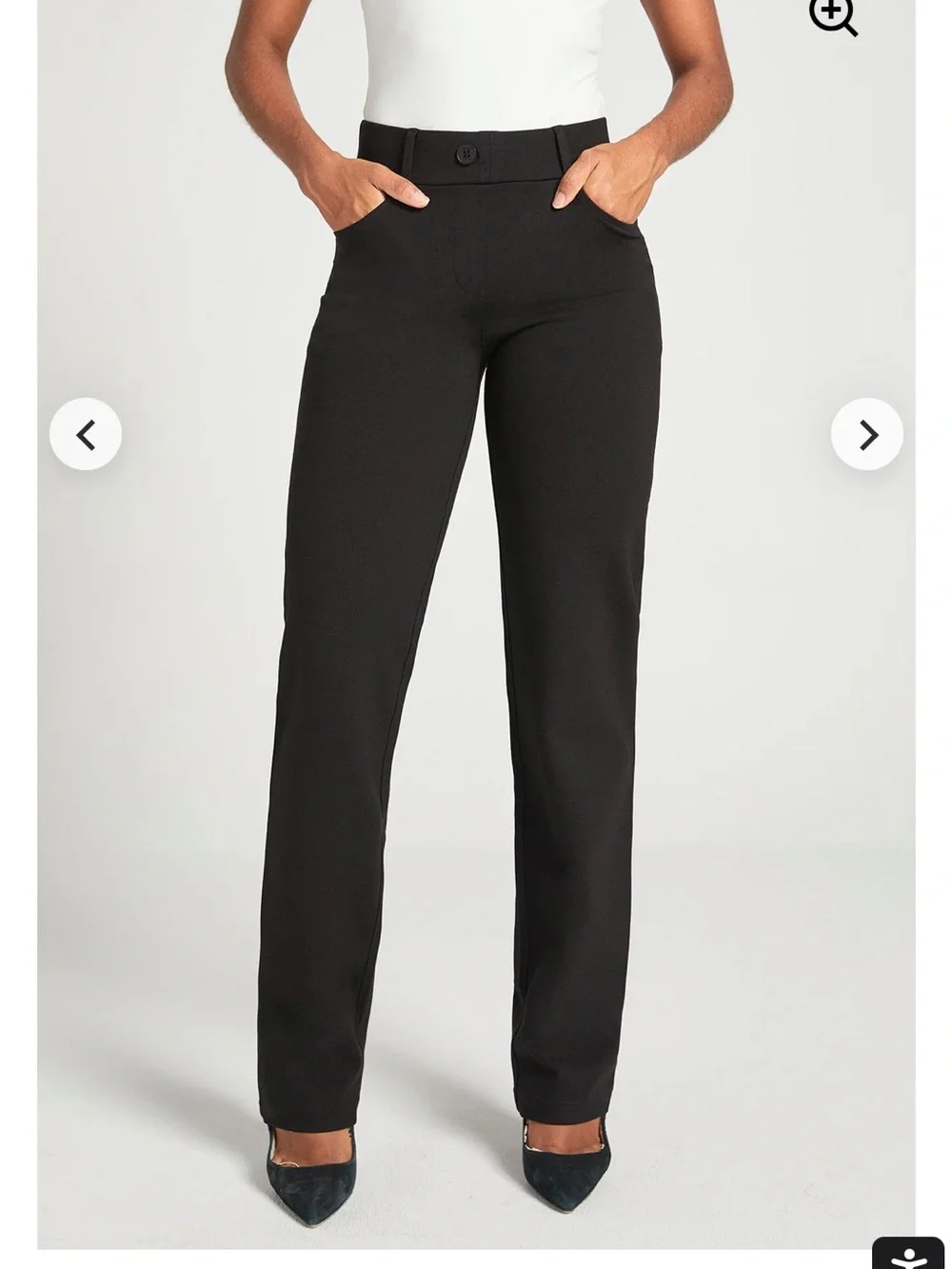 Betabrand Classic  skinny leg Dress Pant Yoga Pant - new in package 27” inseam